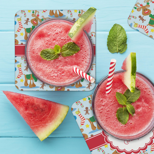 Reindeer Coaster Set - LIFESTYLE