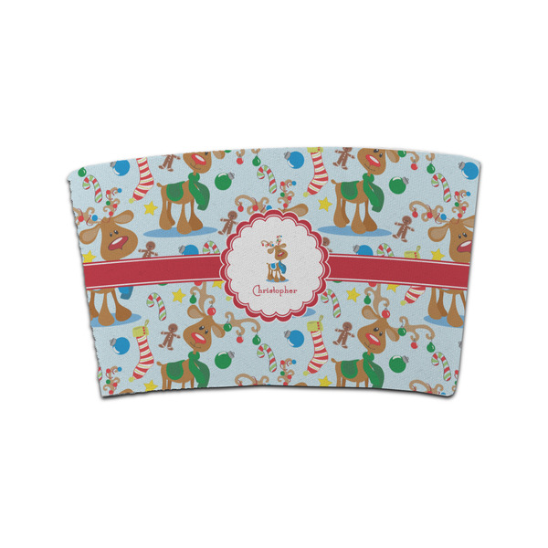 Custom Reindeer Coffee Cup Sleeve (Personalized)