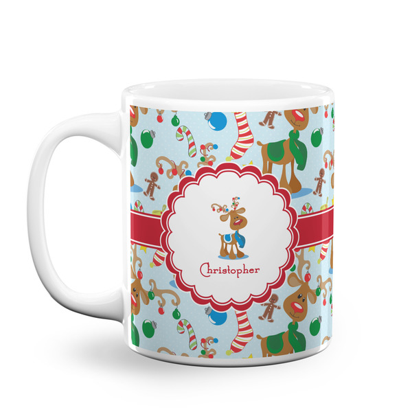 Custom Reindeer Coffee Mug (Personalized)