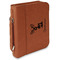 Reindeer Leatherette Bible Cover with Handle & Zipper - Small - Single Sided (Personalized)