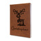Reindeer Cognac Leatherette Journal - Main