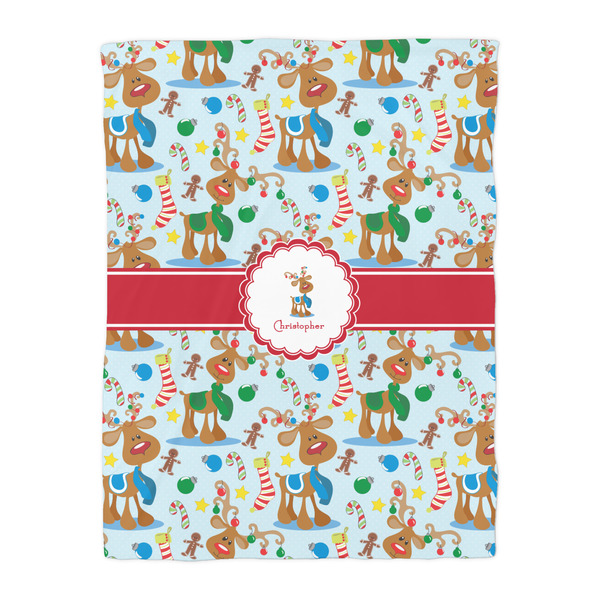 Reindeer Comforter - Twin - Front