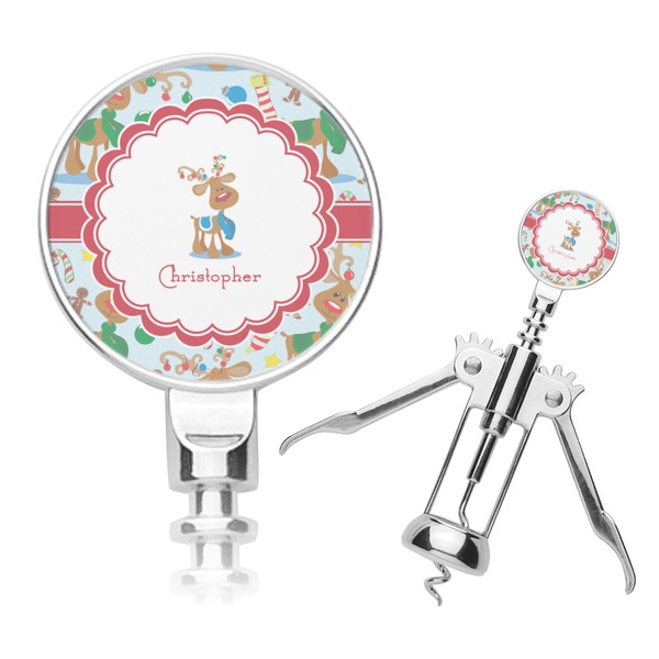 Custom Reindeer Corkscrew (Personalized)