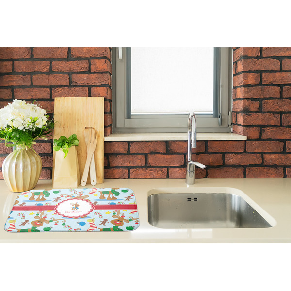 Reindeer Dish Drying Mat - LIFESTYLE 2