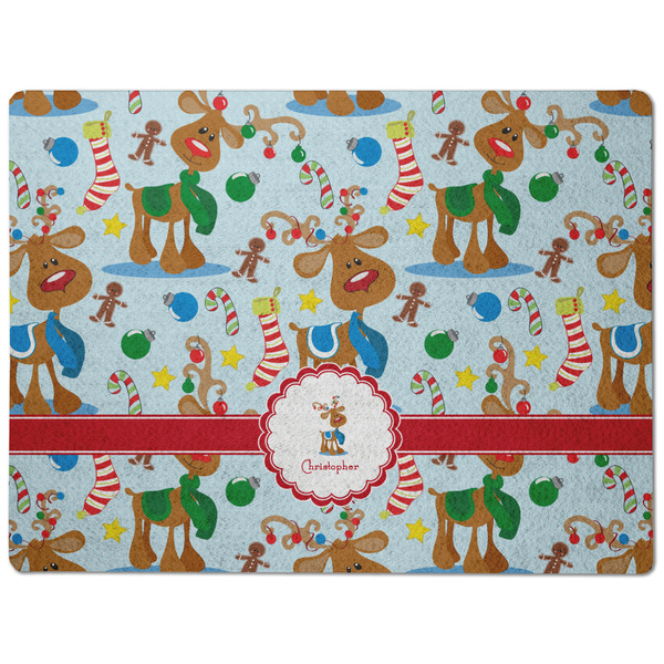 Reindeer Dog Food Mat - Medium without bowls