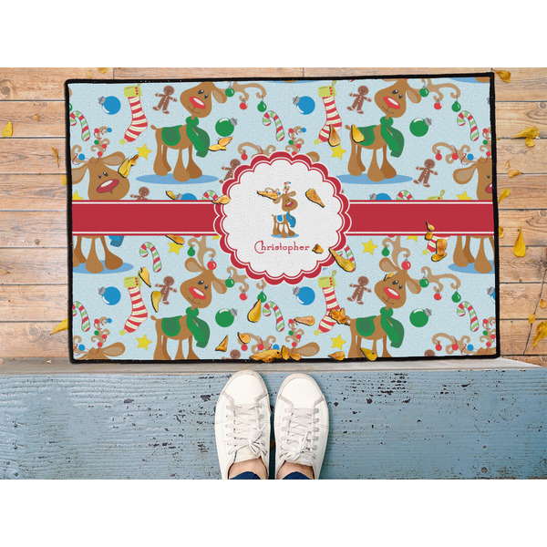 Reindeer Door Mat - LIFESTYLE (Med)