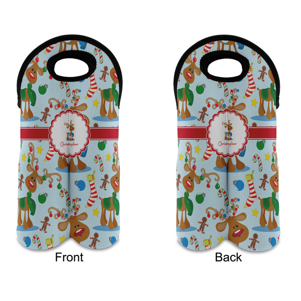 Reindeer Double Wine Tote - APPROVAL (new)