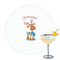 Reindeer Printed Drink Topper (Personalized)