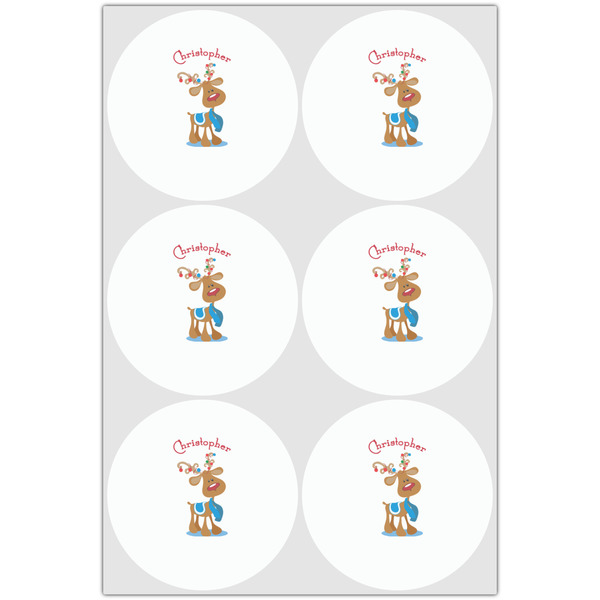 Reindeer Drink Topper - XLarge - Set of 6
