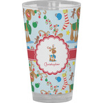 Reindeer Pint Glass - Full Color (Personalized)