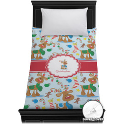 Reindeer Duvet Cover - Twin XL (Personalized)
