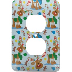 Reindeer Electric Outlet Plate