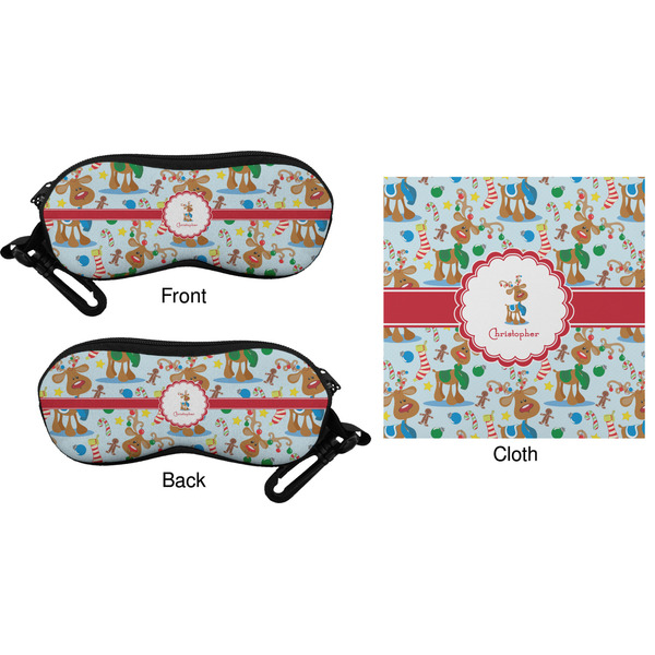 Reindeer Eyeglass Case & Cloth (Approval)