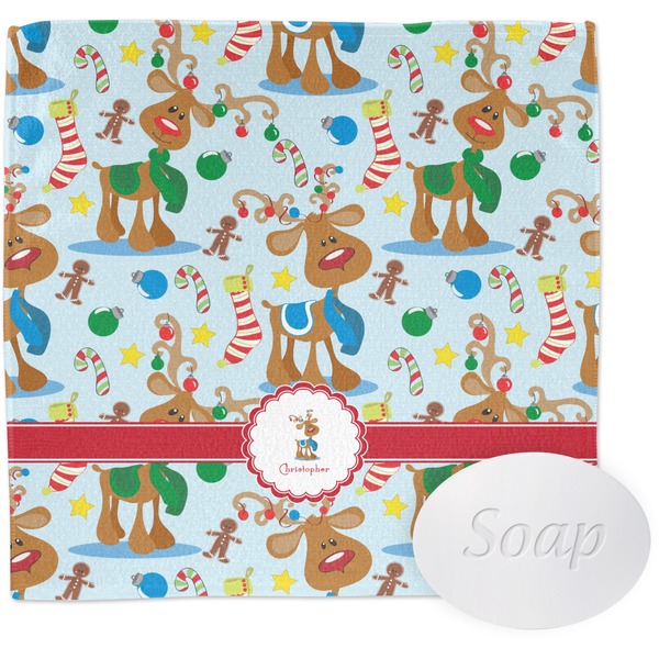 Custom Reindeer Washcloth (Personalized)