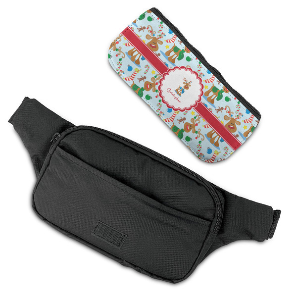 Reindeer Fanny Packs - FLAT (flap off)