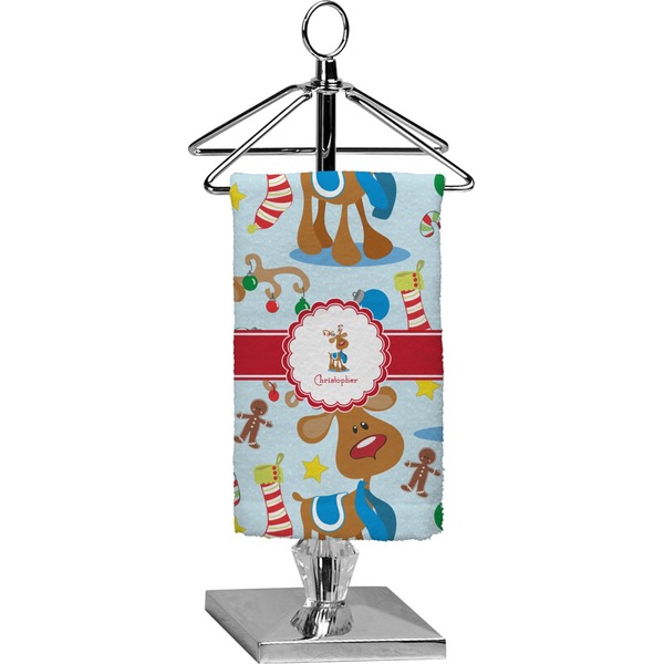 Custom Reindeer Finger Tip Towel - Full Print (Personalized)
