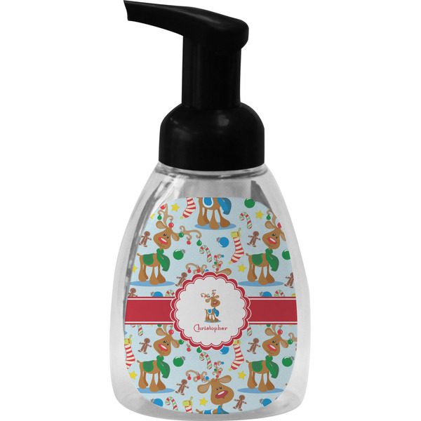 Custom Reindeer Foam Soap Bottle (Personalized)