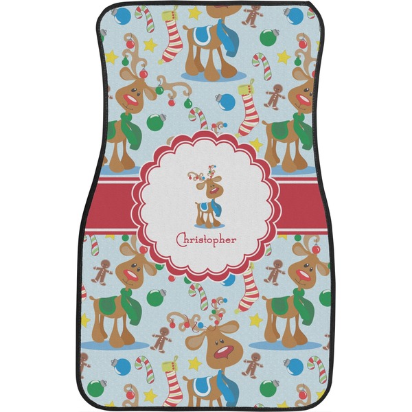Reindeer Custom Car Floor Mats (Front Seat)