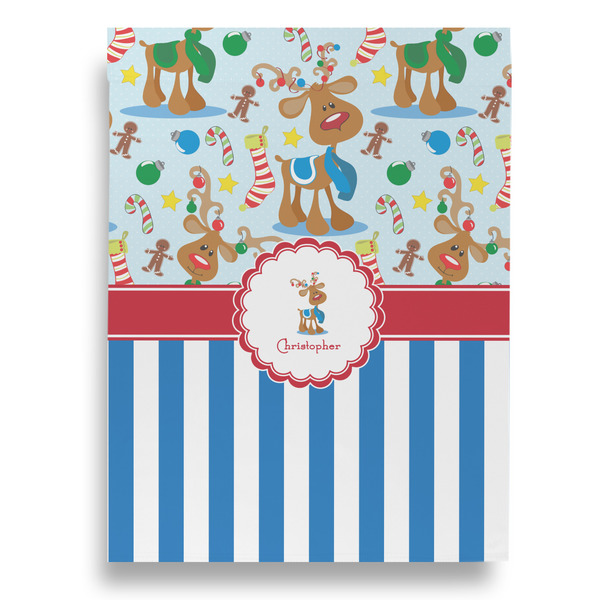 Reindeer Garden Flags - Large - Double Sided - BACK