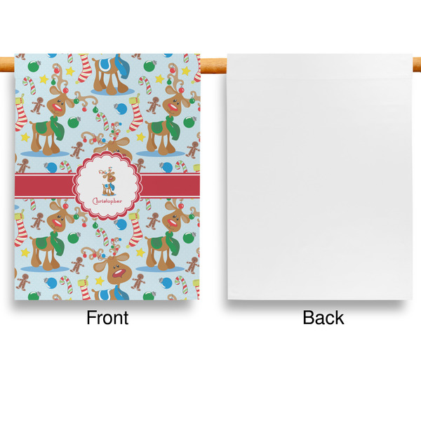 Reindeer Garden Flags - Large - Single Sided - APPROVAL