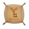 Reindeer Genuine Leather Valet Trays - FRONT (folded)