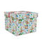 Reindeer Gift Boxes with Lid - Canvas Wrapped - Medium - Front/Main