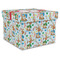 Reindeer Gift Boxes with Lid - Canvas Wrapped - X-Large - Front/Main