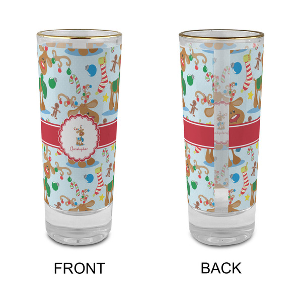 Reindeer Glass Shot Glass - 2 oz - Single - APPROVAL