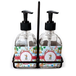 Reindeer Glass Soap & Lotion Bottles (Personalized)