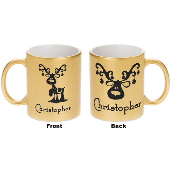 Reindeer Gold Mug - Apvl