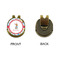 Reindeer Golf Ball Hat Clip Marker - Apvl - GOLD