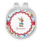 Reindeer Golf Ball Marker - Hat Clip - Silver