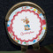 Reindeer Golf Ball Marker Hat Clip - Gold - Close Up