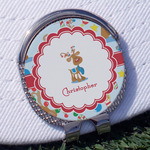 Reindeer Golf Ball Marker - Hat Clip