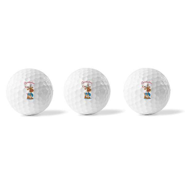 Reindeer Golf Balls - Generic - Set of 3 - APPROVAL