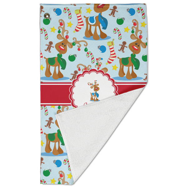 Reindeer Golf Towel - Folded (Large)