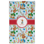 Reindeer Golf Towel - Poly-Cotton Blend w/ Name or Text