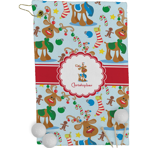 Reindeer Golf Towel (Personalized)