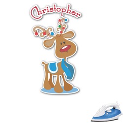 Reindeer Graphic Iron On Transfer (Personalized)