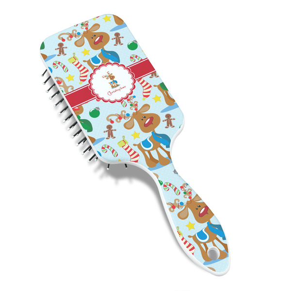 Reindeer Hair Brush - Angle View