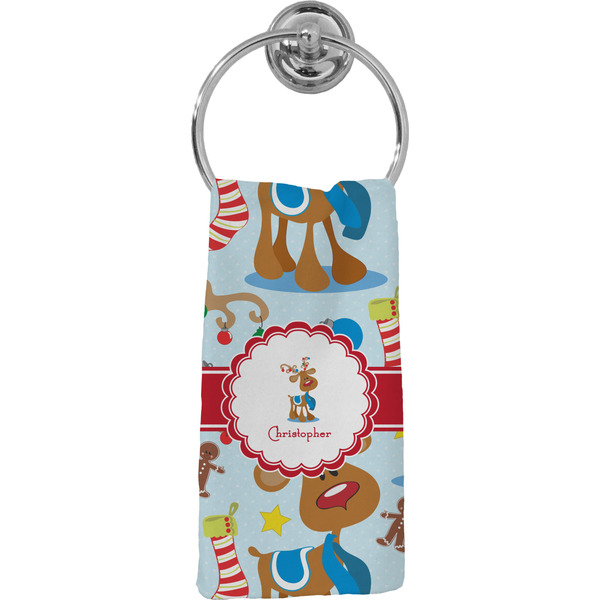 Custom Reindeer Hand Towel - Full Print (Personalized)