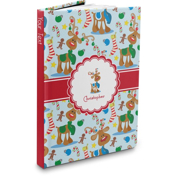 Custom Reindeer Hardbound Journal (Personalized)