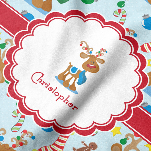 Reindeer Hooded Baby Towel- Detail Close Up