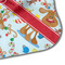 Reindeer Hooded Baby Towel- Detail Corner