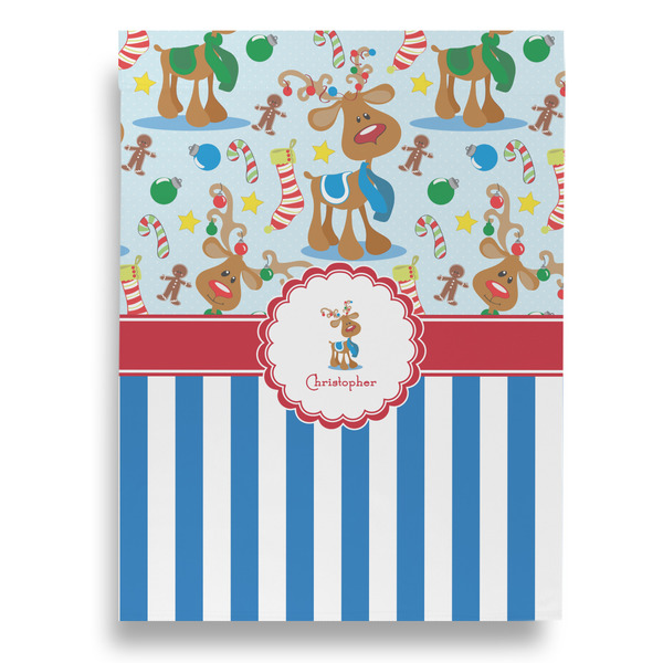 Reindeer House Flags - Double Sided - BACK