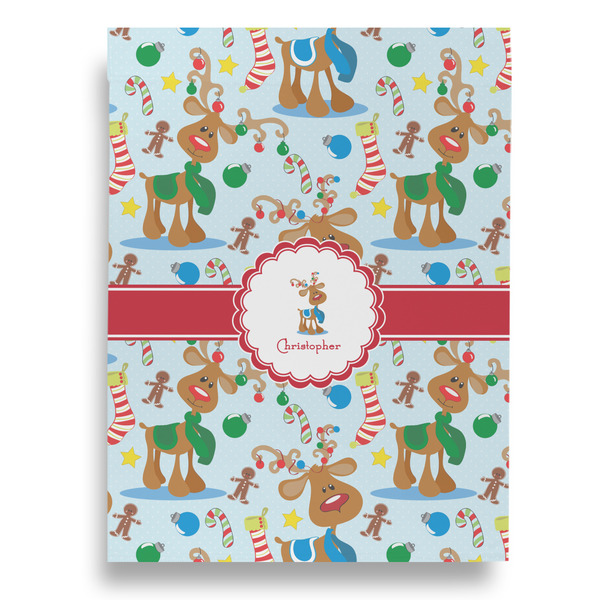 Reindeer House Flags - Double Sided - FRONT