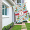 Reindeer House Flags - Double Sided - LIFESTYLE