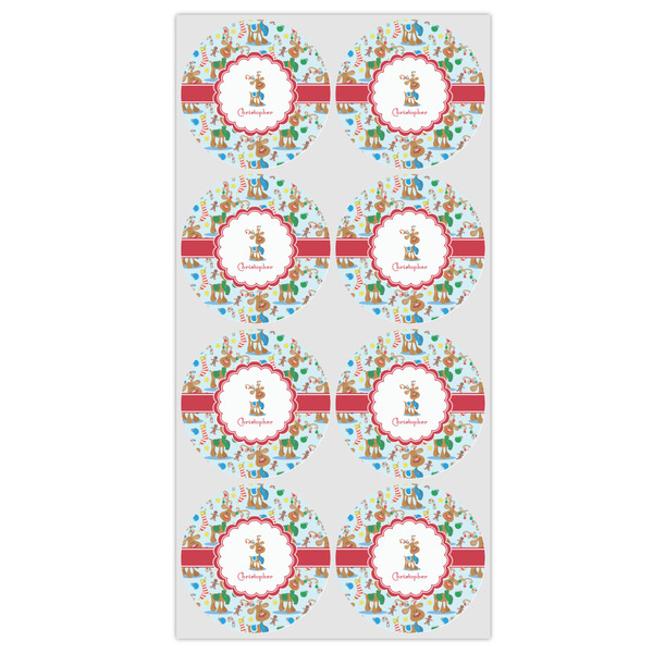 Reindeer Icing Circle - Medium - Set of 8