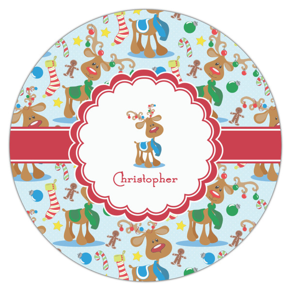 Reindeer Icing Circle - Medium - Single