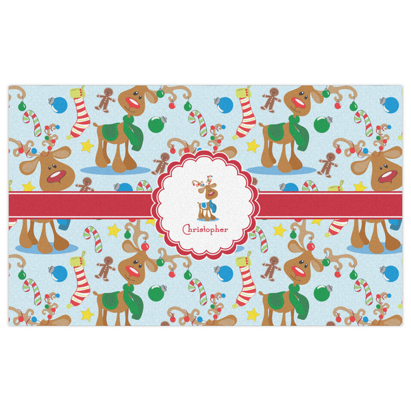 Reindeer Indoor / Outdoor Rug - 3'x5' - Front Flat